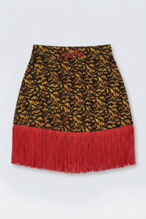 Ankara Skirt With Fringes
